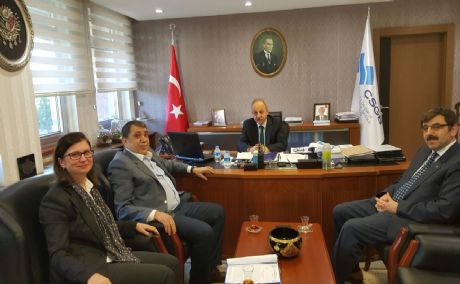 Çalışma Bakanlığı Müsteşarı Ahmet Erdem'e Ziyaret