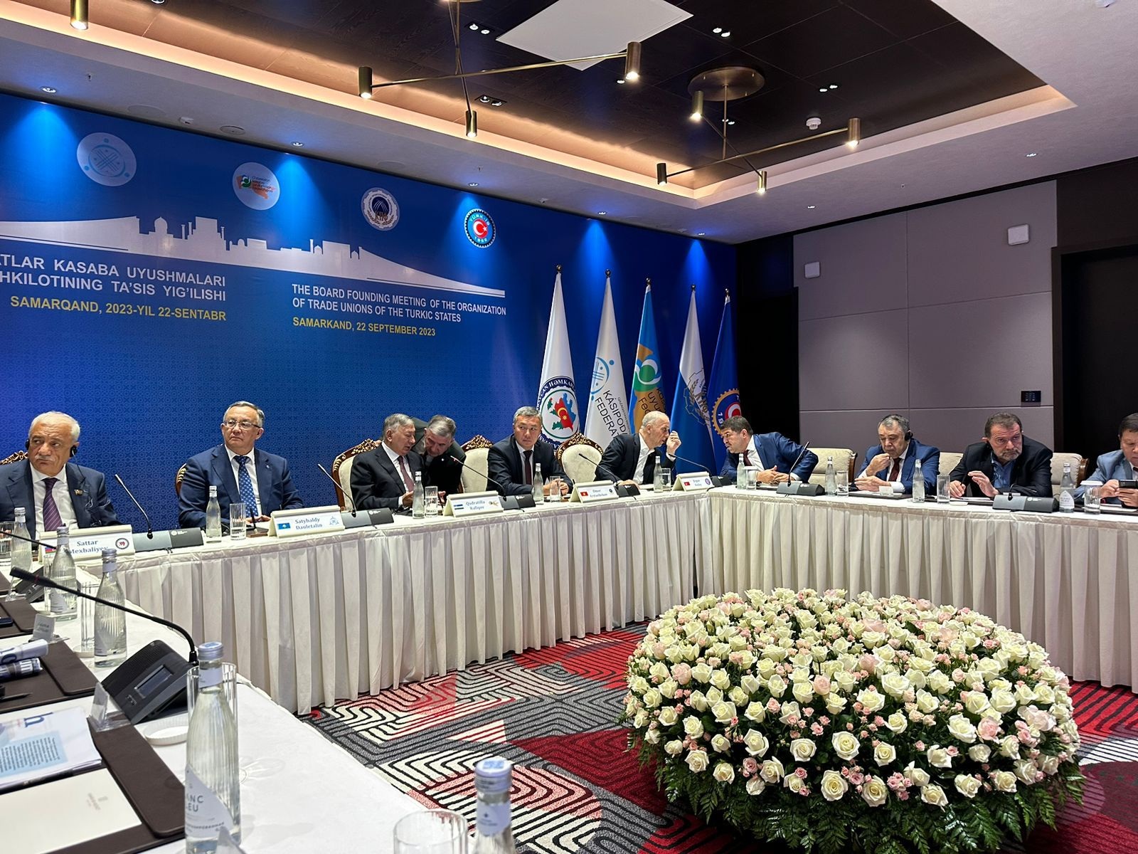 Genel Başkanımız Nurettin Akçul Türk Devletleri Sendikalar Teşkilatı Kuruluş Toplantısına Katıldı