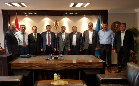 Kahramanmaraş Büyükşehir Belediye Başkanı Erkoç Sendikamızı Ziyaret Etti
