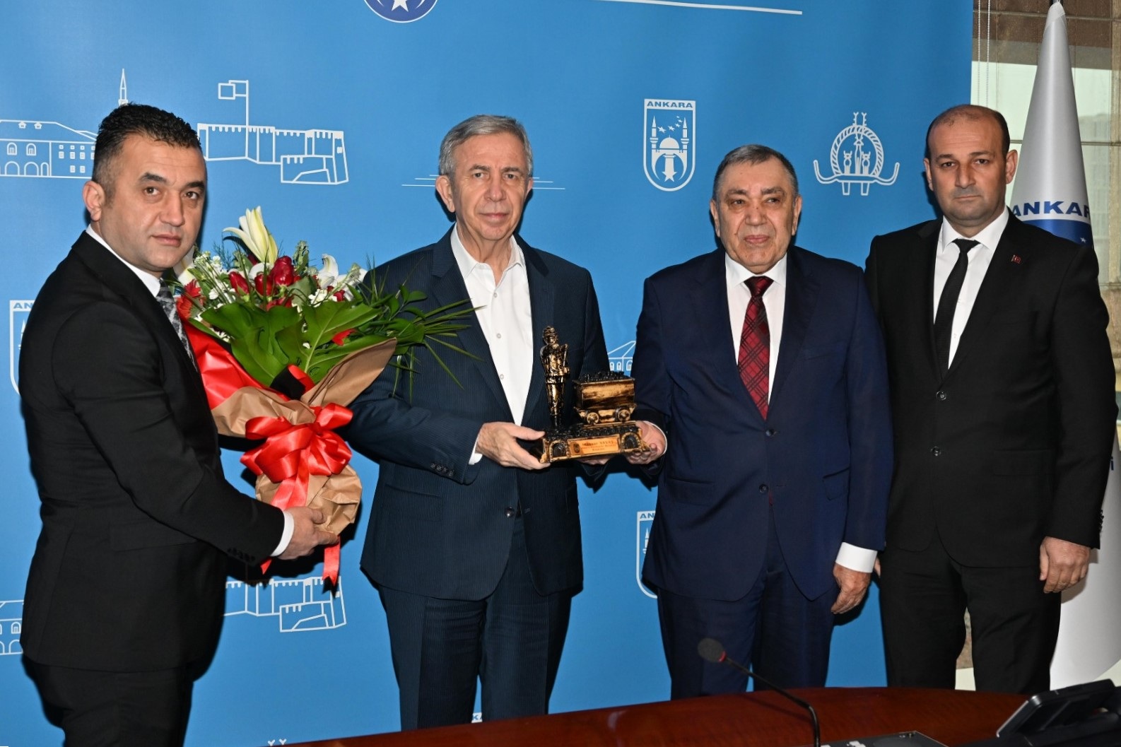 Ankara Büyükşehir Belediye Başkanı Mansur Yavaş'a Teşekkür Ziyaretinde Bulunduk