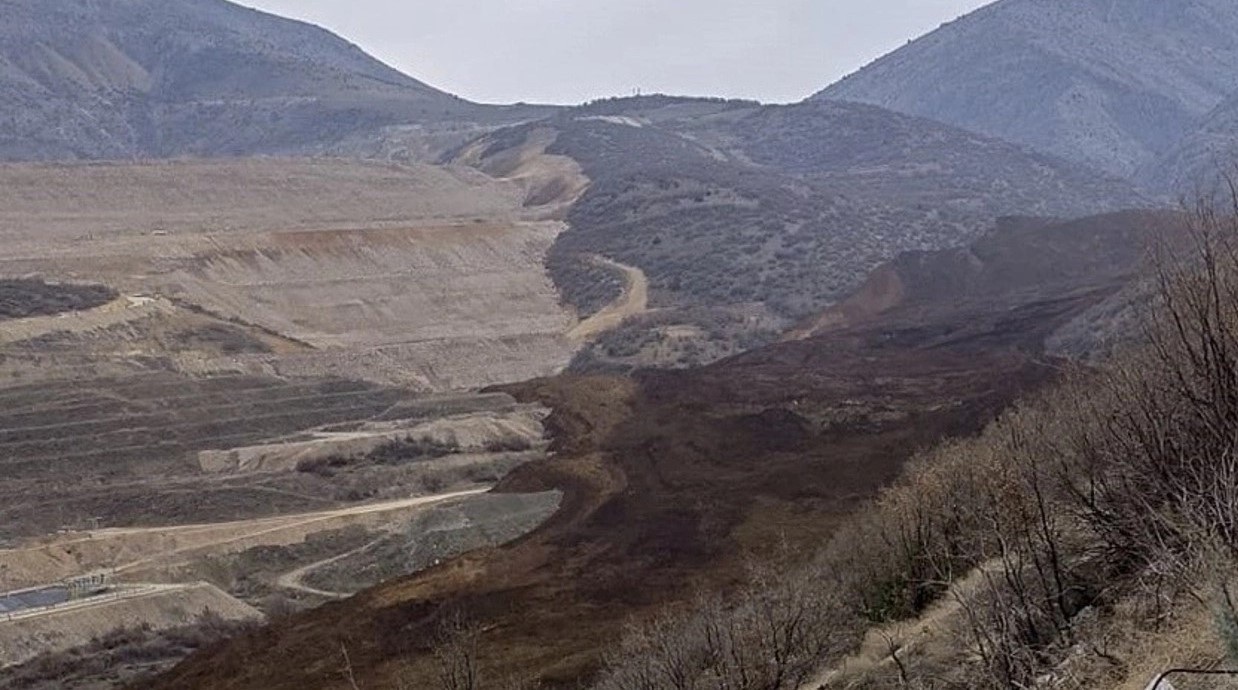 Erzincan İliç'te Altın Madeninde Toprak Kayması